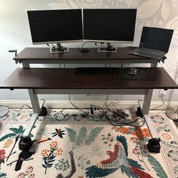 Adjustable Standing Desk, Hand Crank 
