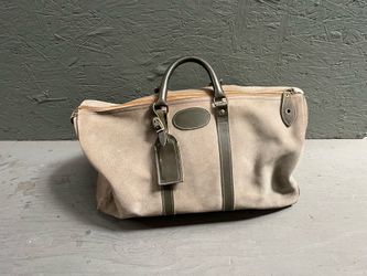 Vintage leather valise