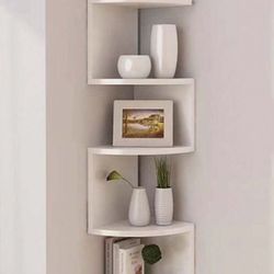 multilayer Corner Shelves, Floating 4.56 (100+) > Corner Shelf, Wall Organizer Storage, Easy-to-Assemble Tiered Wall Mount Shelves for Bedrooms, Bathr