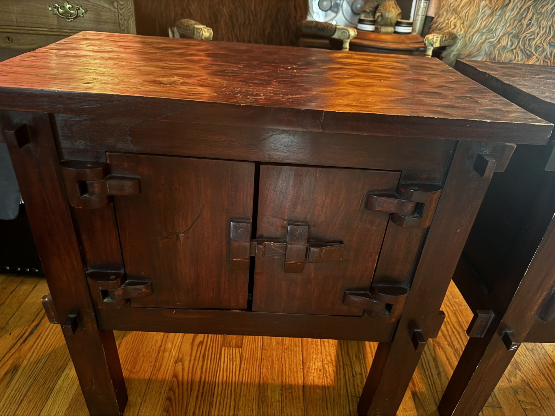 2 Teak Side tables