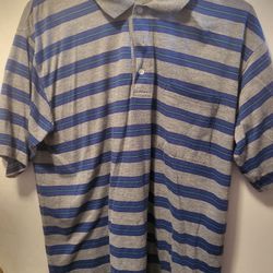 Men's Polo Shirt with Front Pocket by Wentworth, Size L