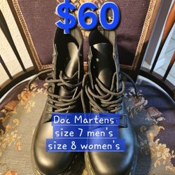 Doc Martens 7 Men's, 8 Ladies 