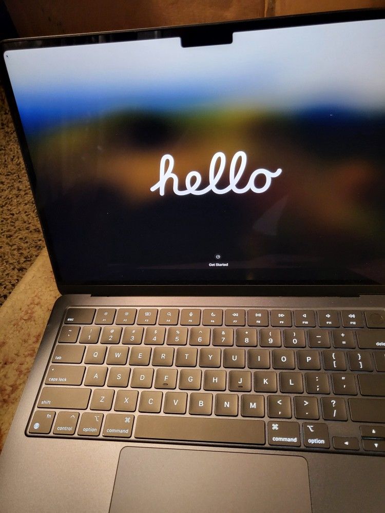 MacBook Air 13.6" Laptop - Apple M2 chip - 8GB Memory - 51GB SSD - Midnight Model:GSRF MLY43LL/A. Bestbuy certified. In great condition. Comes as show