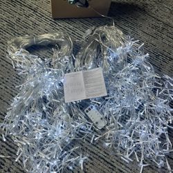 100FT Icicle Lights for Outside, 832 LED White Christmas Lights with 156 Drops,Outdoor Icicle Christmas Light with Remote and Timer for House Roof