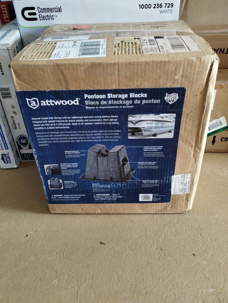 New Pontoon Storage Blocks