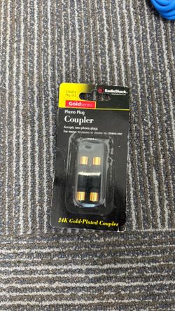 free RadioShack Phono Plug Coupler