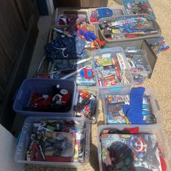Huge Collection Toys Collectibles Storage Tubs Bins Full 