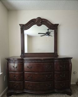 All wood Bed set