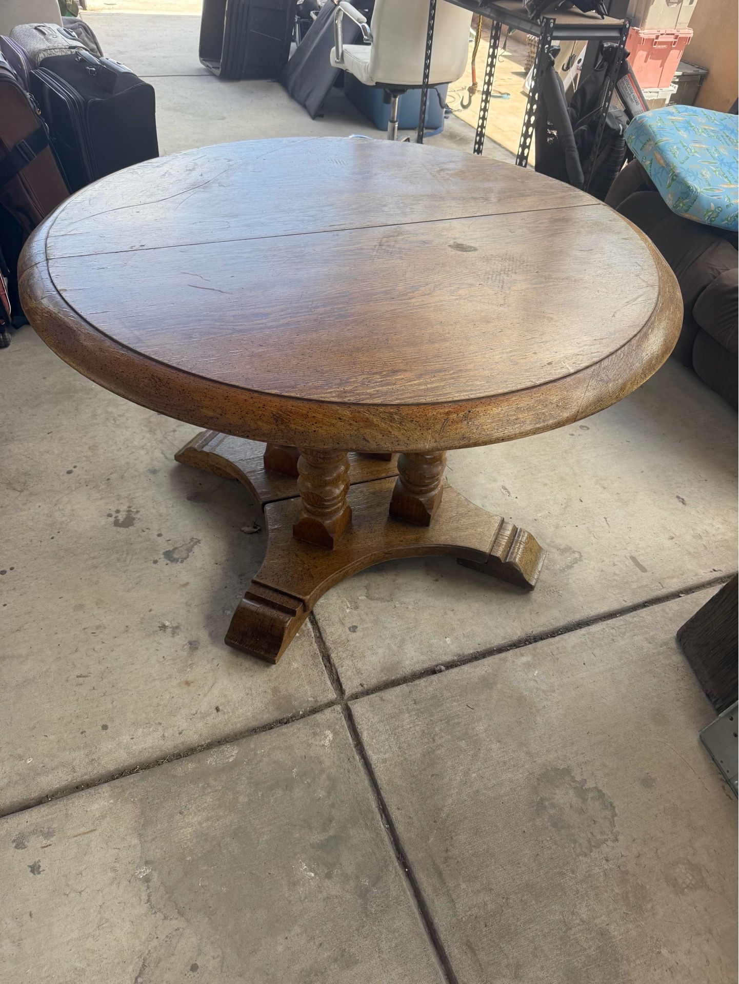 Solid wood table