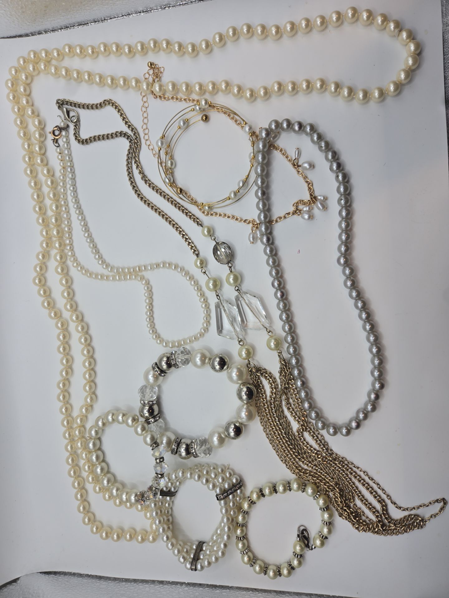 10pc Pearl Jewelry Bundle Coquette Bridal Vintage
