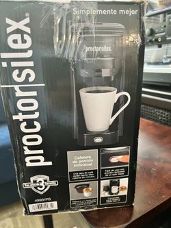 Proctor Silex 49961PS Single-Serve Coffee Maker, Black, Up to 10 oz (295 ml)