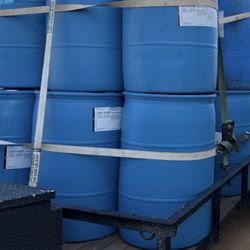 Empty 55 Gallon Plastic Drums 