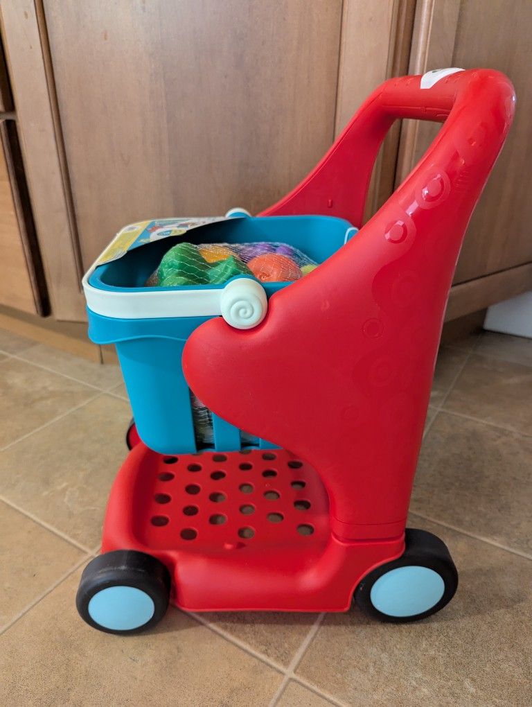 B. Toys Grocery Shopping Basket/Cart NWT
