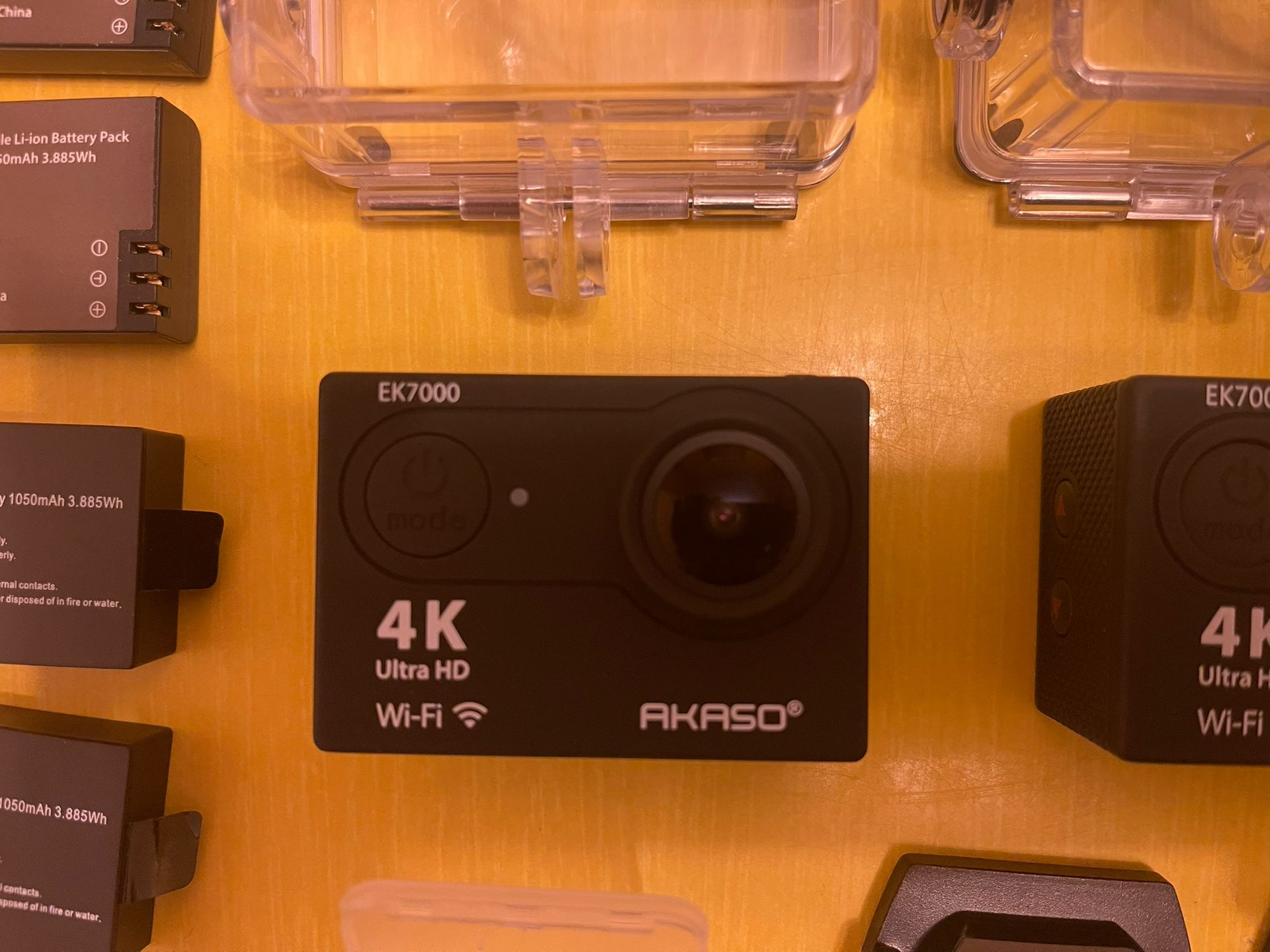 5 AKASO 4k Ultra HD Go Pro Like Cameras And Accessories