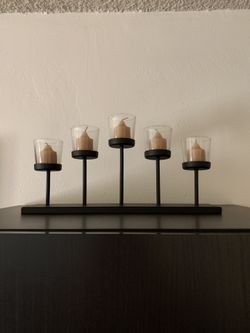 Deco candle holder