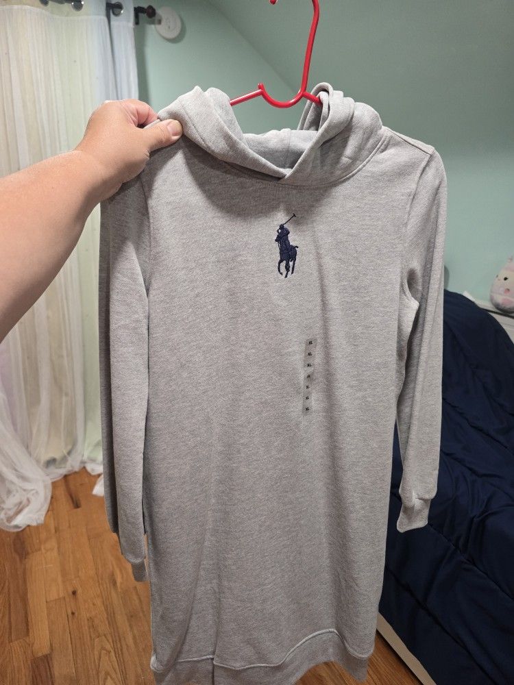 Ralph Lauren Polo Girls Dress Xl Brand New 