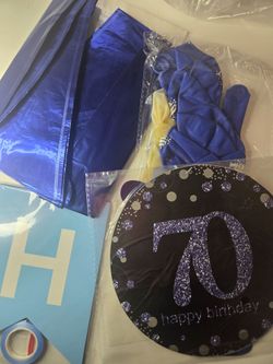70tj Birthday Party Decorations