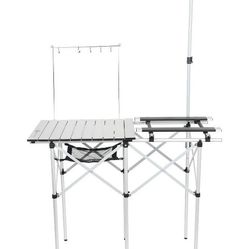 Folding Camping Kitchen Table,