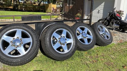 8 lug 20” Chevy wheels
