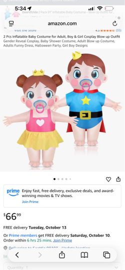 Gender reveal cosplay