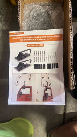 OffROAD half door hanger & hard top hanger for WRANGLER JL and Gladiator JT