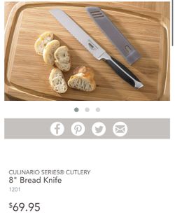 Princess house CULINARIO SERIES CUTLERY 8 Bread Knife for Sale in
