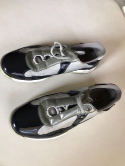 Prada sneakers size 10 (Blue & Grey) 