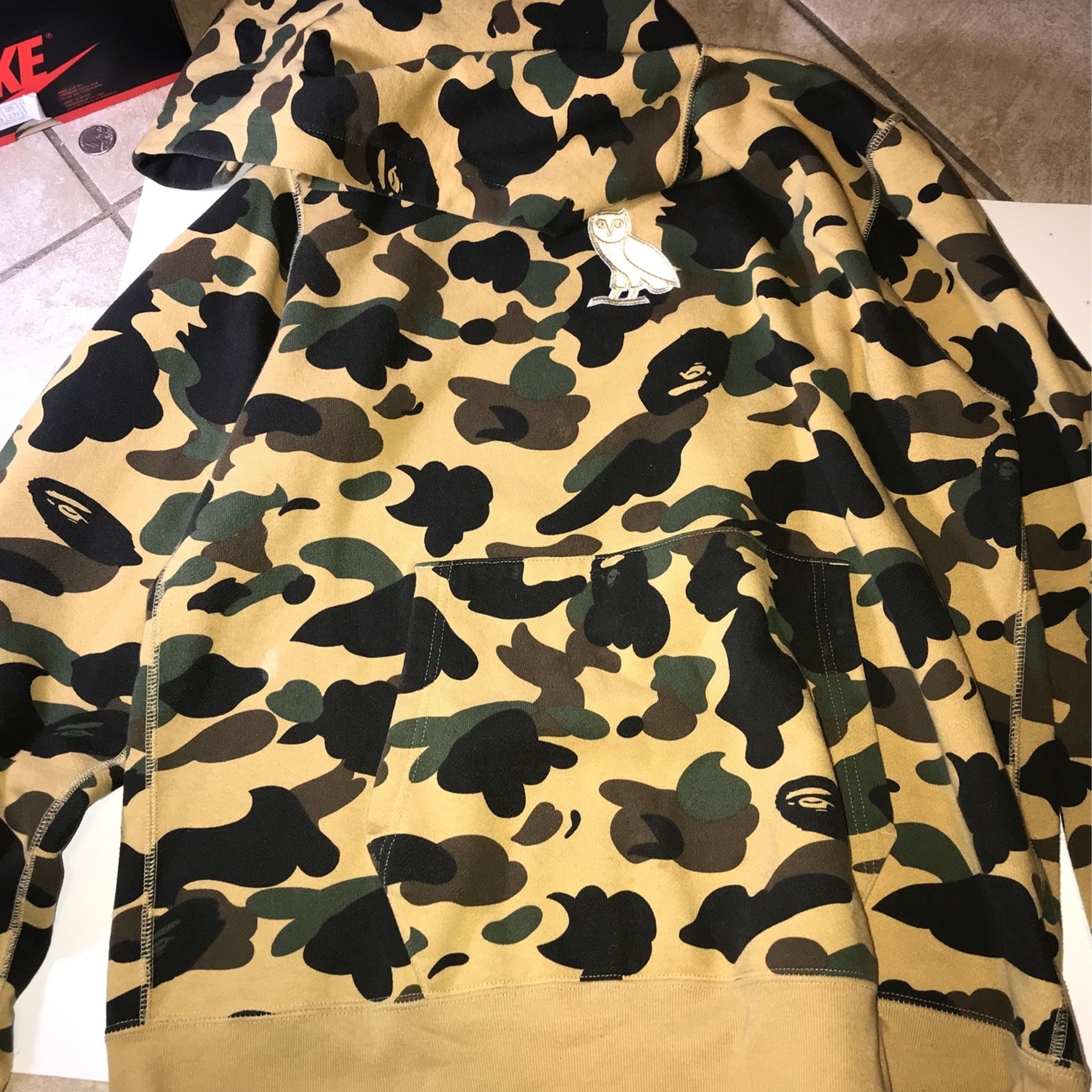 OvO x Bape 1st Camo Pullover Hoodie