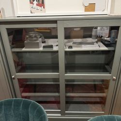 Glass Fronted Havsta IKEA China Cabinet
