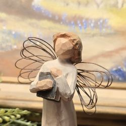 VINTAGE ~1999 WILLOW TREE~ 😇 Angel of Learning Figurine.
