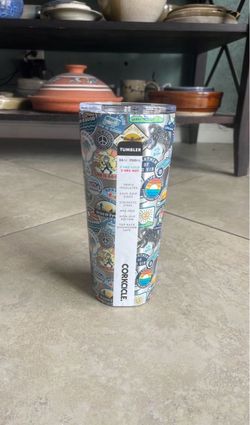 CORKCICLE Life is Good Bumper Sticker Tumbler, 24oz