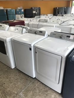 Scratch and dent like new washer and dryer!