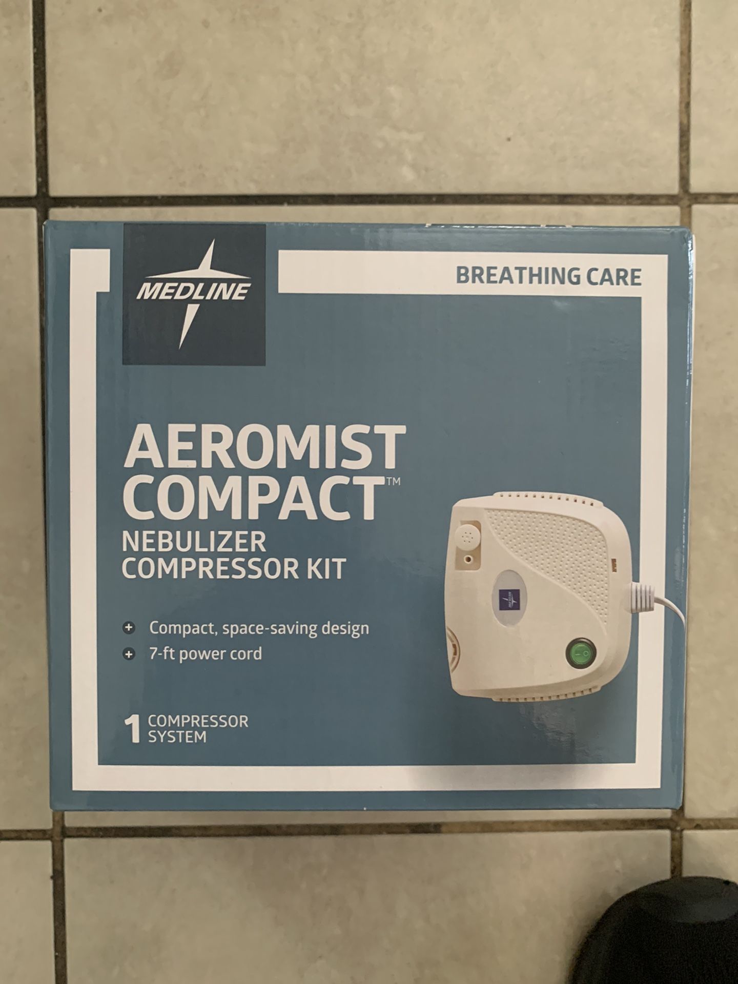 Aeromist compact nebulizer compressor kit