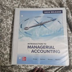 Introduction To Managerial Accounting 