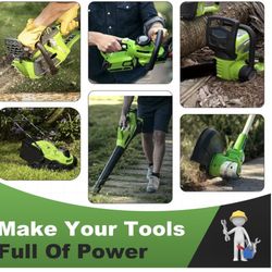 40 Volt Battery Charger Compatible with Greenworks 