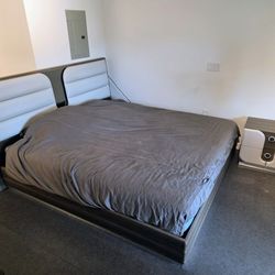 Needs to go - Modern King Bed Frame with Premium Mattress