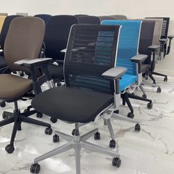 🔥IN LIKE NEW CONDITION STEELCASE OFFICE CHAIRS!🔥 LEAP V2 🔥 GESTURE 🔥 AMIA 🔥 THINK V2 🔥 SILQ 🔥 STARTING AT $299