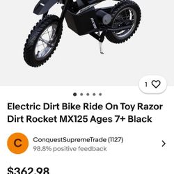 Electric Dirt Bike Toy