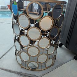 Mirrored Side Table