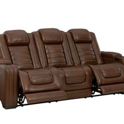Backtrack Chocolate Power Reclining Sofa

