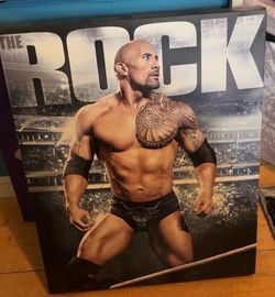 The Rock Dwayne Johnson Canvas Wall Art 16x20