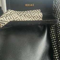 Authentic Vintage VERSACE  Sunglass Case With Original Cloth