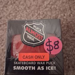 Skateboard wax $8
