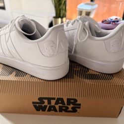STAR WARS ADIDAS GRAND COURT 2.0- SZ 9.5- NEW