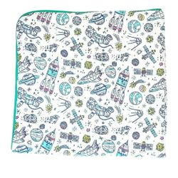 ADDISON BELLE 100% Organic Muslin Everything Blanket - Oversized 47 inches x 47 inches