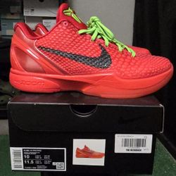 Nike Kobe 6 Reverse Grinch Sz 10