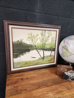 Tranquil Impressionist Landscape Art Piece