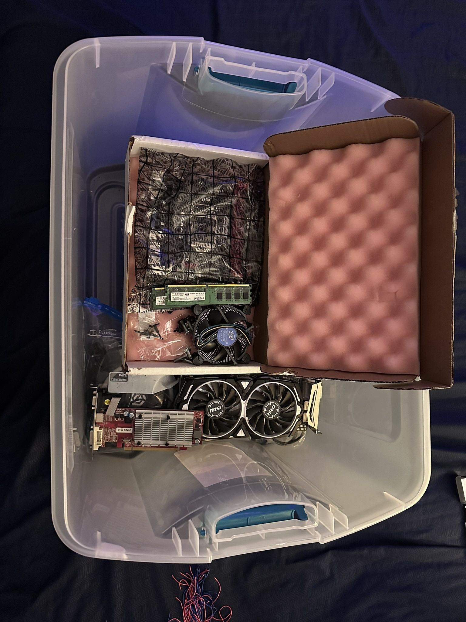 A Bundle Of Used PC Parts For Sale!