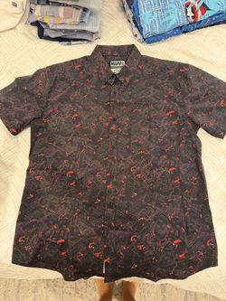 Kunuflex Miles Morales Button Up Mens Shirt XL