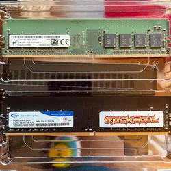 DDR4 RAM, 12GB (two sticks)